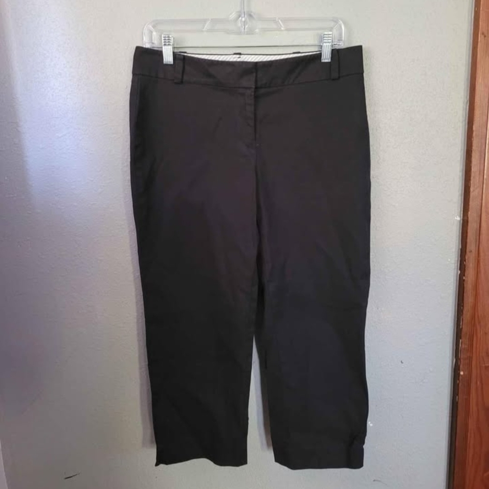 Talbots Signature Black Cropped Dress Pants Womens size 6P Petite